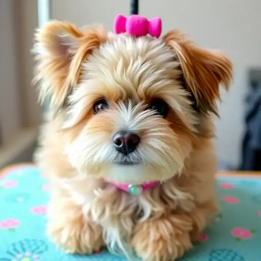Fuzzy Button Grooming Palace